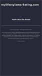 Mobile Screenshot of mylifestylemarketing.com